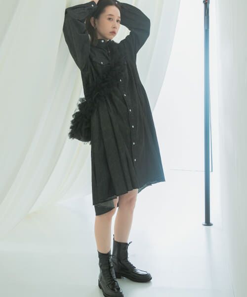 今日までの価格Wrangler×ROSSO　WESTERN MINI DRESS セール】『別注』Wrangler×ROSSO WESTERN MINI DRESS（シャツ
