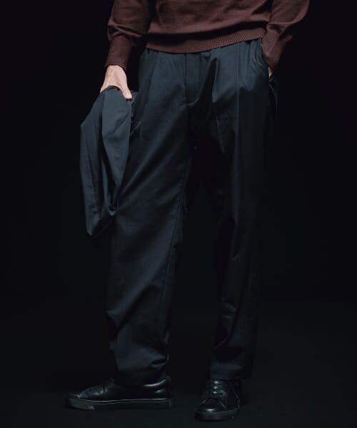 ＊＊URBAN RESEARCH ROSSO / アーバンリサーチ ロッソ その他パンツ | 『セットアップ対応』MARUI ORIMONO　3H DryFabricストレッチ2タックパンツ（BLACK）