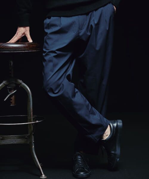 ＊＊URBAN RESEARCH ROSSO / アーバンリサーチ ロッソ その他パンツ | 『セットアップ対応』MARUI ORIMONO　3H DryFabricストレッチ2タックパンツ（NAVY）