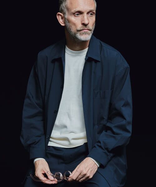 ＊＊URBAN RESEARCH ROSSO / アーバンリサーチ ロッソ その他アウター | 『セットアップ対応』MARUI ORIMONO　3H DryFabricストレッチシャツジャケット（NAVY）