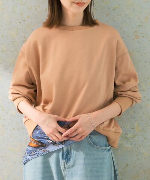 ＊＊URBAN RESEARCH ROSSO / アーバンリサーチ ロッソ Tシャツ | 『WEB限定』ワイドフォルムスウェット（beige）