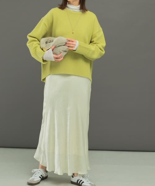 美品　アーバンリサーチ　ロッソ　スカート　カーキ セール】 撥水UVギャザーストレートスカート （スカート