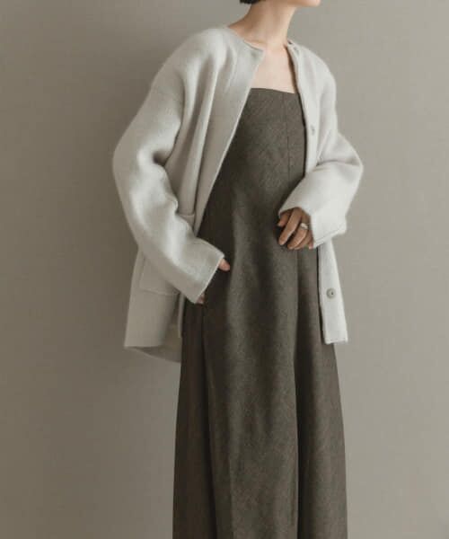 ＊＊URBAN RESEARCH ROSSO / アーバンリサーチ ロッソ ワンピース | バイヤスベアワンピース（brown）