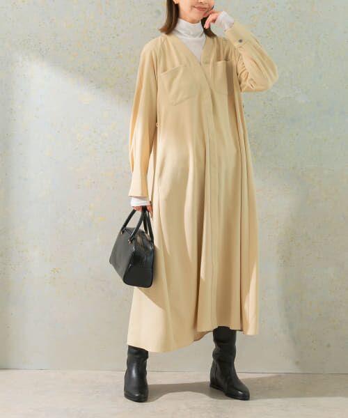 タグ付き✨レサージュ フランスDeveaux社テキスタイル Vネックワンピース Vネック前開きワンピース – ABITOKYO （ アビトーキョー ） 公式通販