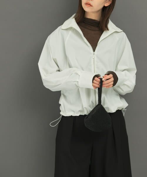 ＊＊URBAN RESEARCH ROSSO / アーバンリサーチ ロッソ ブルゾン | ZIPライトブルゾン（WHITE）