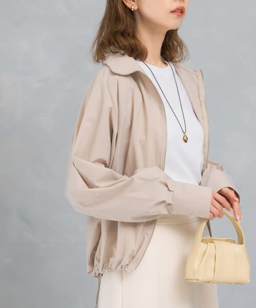 ＊＊URBAN RESEARCH ROSSO / アーバンリサーチ ロッソ ブルゾン | ZIPライトブルゾン（GREIGE）