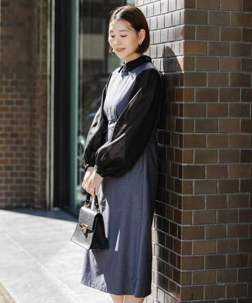 URBAN RESEARCH ROSSO WOMEN シアーブラウス付きドレス セール】チュールシアードレス（ドレス）｜URBAN RESEARCH ROSSO