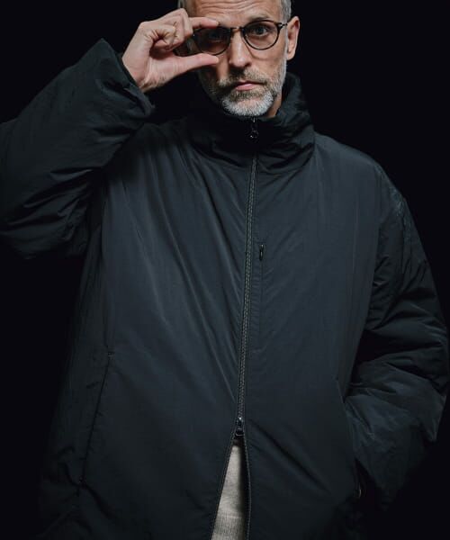 ＊＊URBAN RESEARCH ROSSO / アーバンリサーチ ロッソ ダウンジャケット・ベスト | 『XLサイズあり』MARUI ORIMONO　3H DryFabricパファーブルゾン（BLACK）