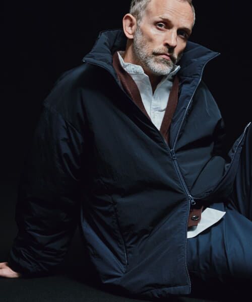 ＊＊URBAN RESEARCH ROSSO / アーバンリサーチ ロッソ ダウンジャケット・ベスト | 『XLサイズあり』MARUI ORIMONO　3H DryFabricパファーブルゾン（NAVY）