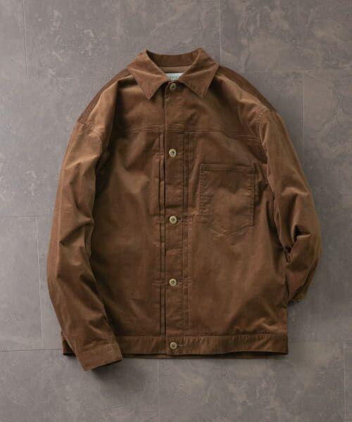 ＊＊URBAN RESEARCH ROSSO / アーバンリサーチ ロッソ ブルゾン | 『セットアップ対応』『XLサイズあり』ストレッチコーデュロイブルゾン（BROWN）