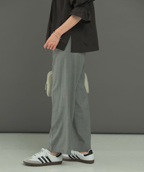 ＊＊URBAN RESEARCH ROSSO / アーバンリサーチ ロッソ その他パンツ | ウール混ウォッシャブルイージーパンツ（L/GRAY）