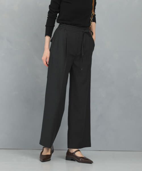 ＊＊URBAN RESEARCH ROSSO / アーバンリサーチ ロッソ その他パンツ | ウール混ウォッシャブルイージーパンツ（CHARCOAL）