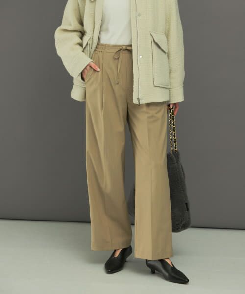 ＊＊URBAN RESEARCH ROSSO / アーバンリサーチ ロッソ その他パンツ | ウール混ウォッシャブルイージーパンツ（YELLOW）