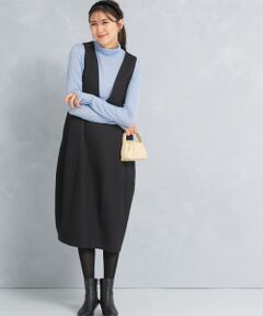 『UR TECH』コクーンジャンパーワンピース