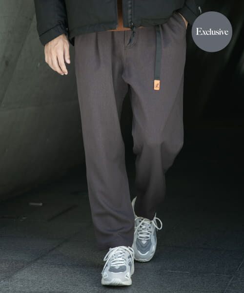 ＊＊URBAN RESEARCH ROSSO / アーバンリサーチ ロッソ その他パンツ | 『XLサイズあり』『別注』Gramicci　ウォッシャブルウォームワンタックパンツ（CHARCOAL）