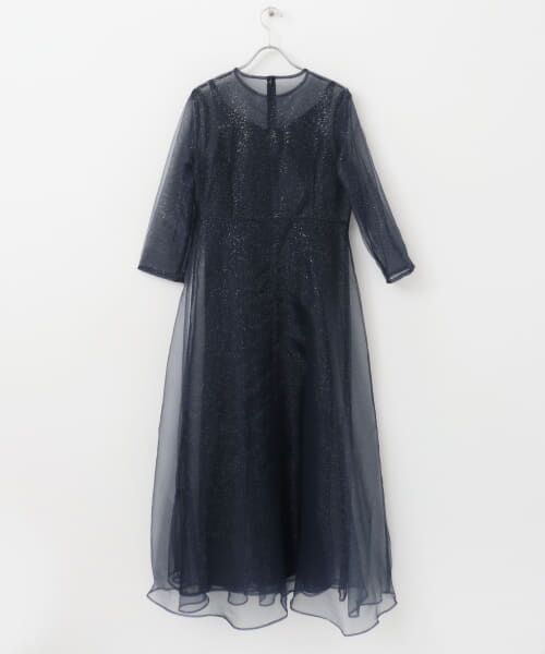 【URBAN RESERCH】パーティドレス【KAENE】 セール】kaene ラメミックスステッチレースドレス（ドレス