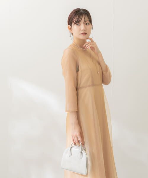 セール】 kaene ラメミックスステッチレースドレス （ドレス