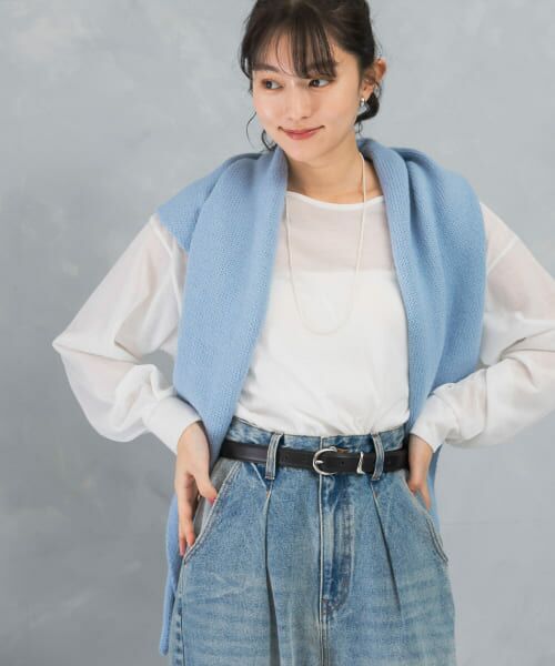 ＊＊URBAN RESEARCH ROSSO / アーバンリサーチ ロッソ Tシャツ | シアークルーネックロングTシャツ（WHITE）