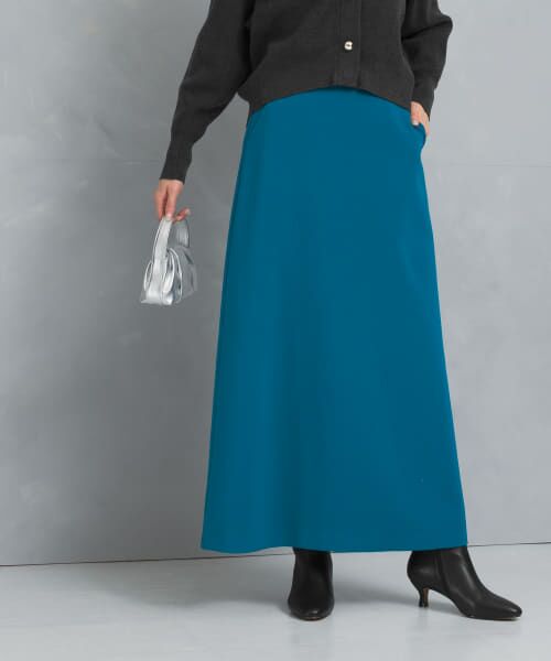 ＊＊URBAN RESEARCH ROSSO / アーバンリサーチ ロッソ スカート | ロングAラインスカート（blue）