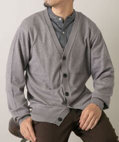 『WEB限定』ウォッシャブルストレッチVネックニットカーディガン