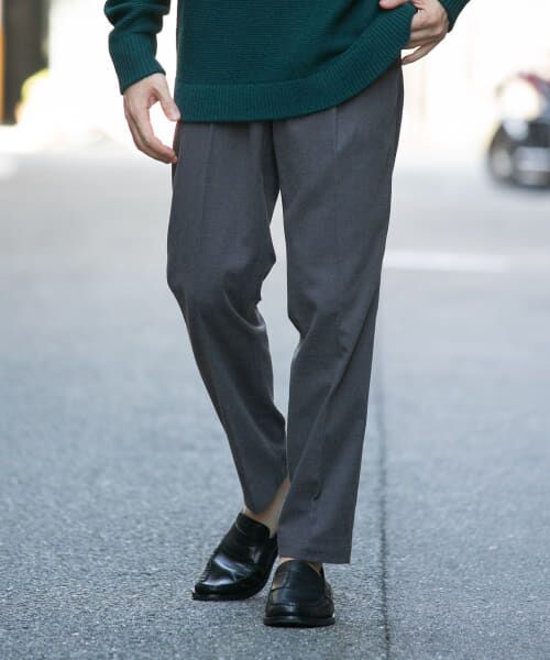 ＊＊URBAN RESEARCH ROSSO / アーバンリサーチ ロッソ その他パンツ | 『XLサイズあり』ハイパフォーマンスウォームイージースラックス（CHARCOAL）