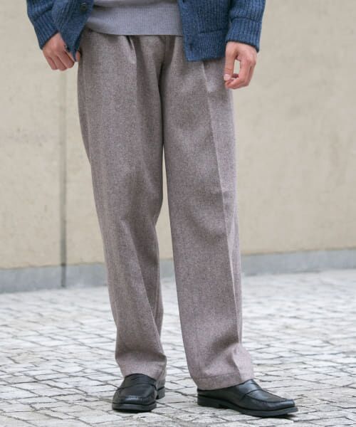 ＊＊URBAN RESEARCH ROSSO / アーバンリサーチ ロッソ その他パンツ | 『WEB限定』ウールツイードパンツ（BROWN）