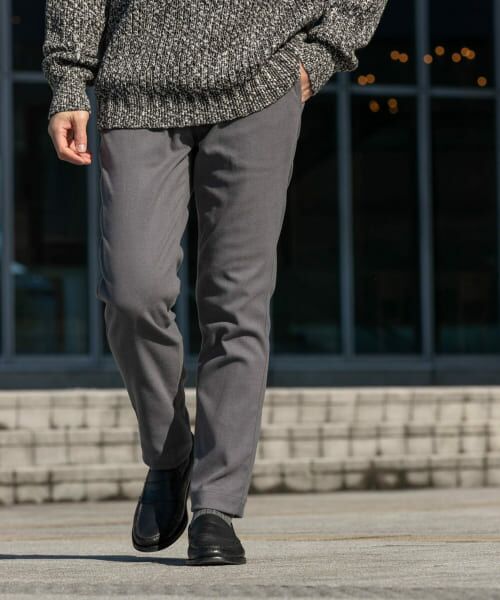 ＊＊URBAN RESEARCH ROSSO / アーバンリサーチ ロッソ その他パンツ | 『WEB限定』『XLサイズあり』ウォームスリムストレッチテーパードパンツ（L.GRAY）