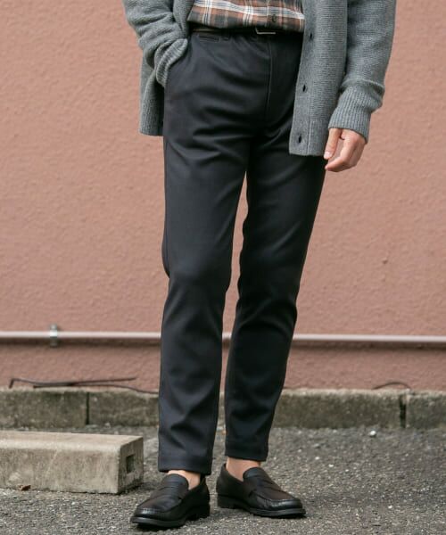 ＊＊URBAN RESEARCH ROSSO / アーバンリサーチ ロッソ その他パンツ | 『WEB限定』『XLサイズあり』ウォームスリムストレッチテーパードパンツ（CHARCOAL）