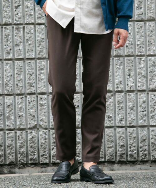 ＊＊URBAN RESEARCH ROSSO / アーバンリサーチ ロッソ その他パンツ | 『WEB限定』『XLサイズあり』ウォームスリムストレッチテーパードパンツ（BROWN）