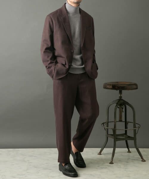 ＊＊URBAN RESEARCH ROSSO / アーバンリサーチ ロッソ セットアップ | 『WEB限定』『XLサイズあり』Wool Likeリラックスセットアップ（BROWN）