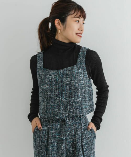 ＊＊URBAN RESEARCH ROSSO / アーバンリサーチ ロッソ ニット・セーター | F by ROSSO　ウォッシャブルシアーリブタートルニット（C/GRAY）