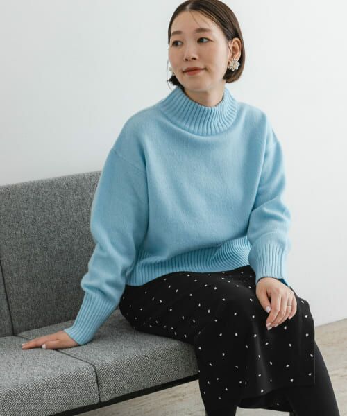 セール】 F by ROSSO ハミルトンクロップドハイネックニット （ニット