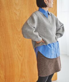 ＊＊URBAN RESEARCH ROSSO / アーバンリサーチ ロッソ ニット・セーター | F by ROSSO　ハミルトンボリュームスリーブ畦ニット