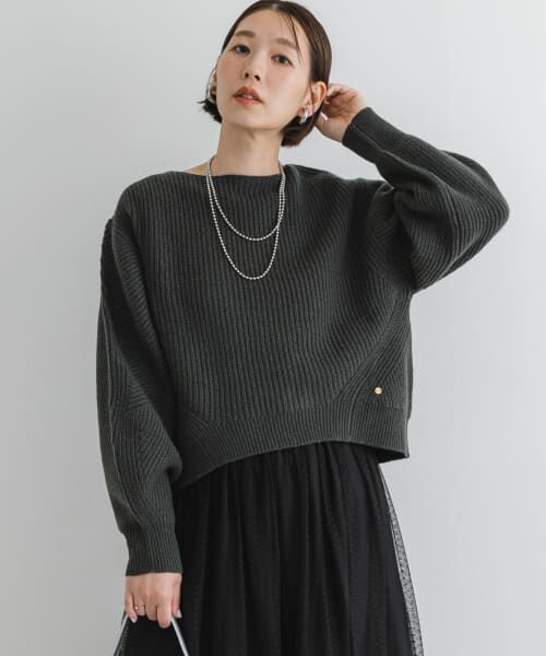 セオリーリュクス ☆22ウォッシャブルボーダーニットポロ3.7万 2232619347.jpg?1712889662