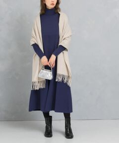 『WEB限定』タートルネックデザインスリーブワンピース