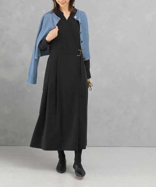 ◼️送料込　suzukitakayuki カシュクールワンピース suzuki takayuki ワンピース flared dress : ZOZOTOWN Yahoo!店