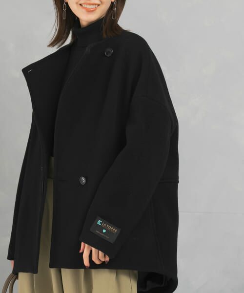 セール】 LaTorreノーカラーコート （その他アウター