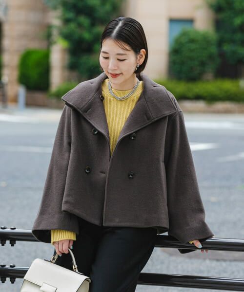 美品 URBAN RESEARCH ROSSOアーバンリサーチロッソモッズコート セール】 F by ROSSO モッサダブルショートコート (その他