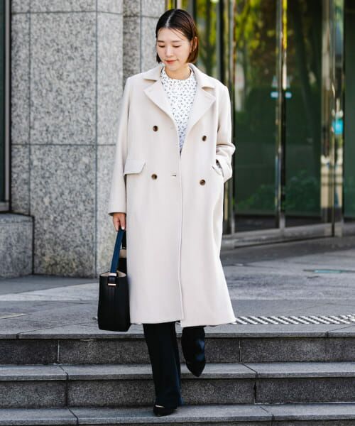 セール】 F by ROSSO モッサダブルロングコート （その他