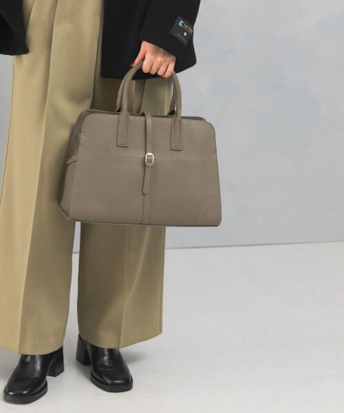 セール】 『再入荷』ベルト付ステッチトートバッグ