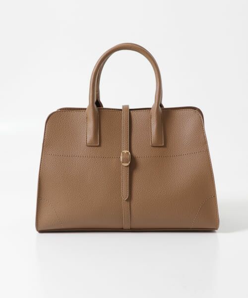 セール】 『再入荷』ベルト付ステッチトートバッグ