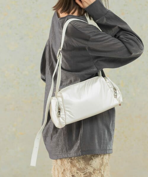 ＊＊URBAN RESEARCH ROSSO / アーバンリサーチ ロッソ ショルダーバッグ | パフショルダーバッグ（IVORY）