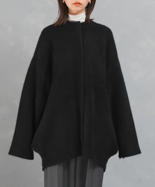 ELENDEEK BASIC CN RACCOON MIX CARDIGAN （カーディガン
