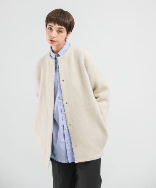 ジャケット・アウター ELENDEEK CN RACCOON CARDIGAN ELENDEEK CN RACCOON MIX WCD （カーディガン・ボレロ