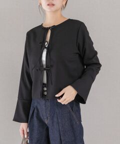 リボンブラウス