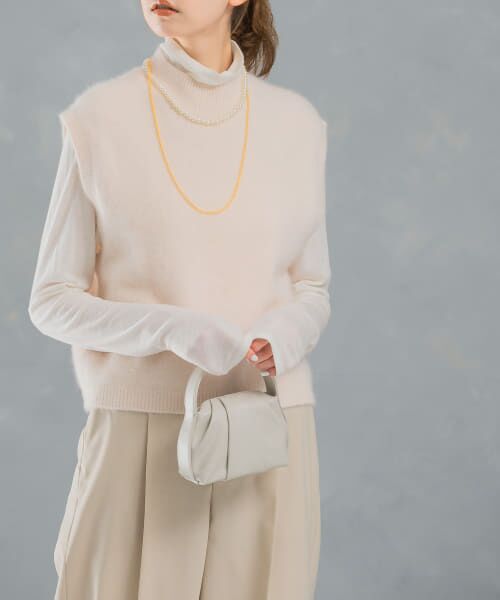 ＊＊URBAN RESEARCH ROSSO / アーバンリサーチ ロッソ ベスト | エアリーニットベスト（LIGHT PINK）