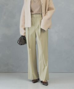 ハイウエストワイドスラックス