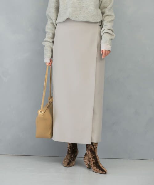 ＊＊URBAN RESEARCH ROSSO / アーバンリサーチ ロッソ スカート | ラップスカート（lightgeige）