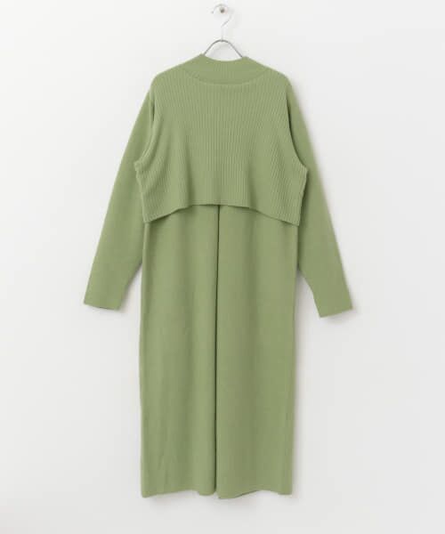 URBAN RESEARCH アーバンリサーチ ニットワンピース 冬物 ブラウン URBAN RESEARCH DOORS 「URBAN DOORS」 ニットワンピース ONE