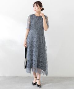 エンブロイダリーレースドレス